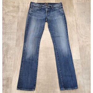 Citizens of Humanity Jeans Size 29 (31 X 31) Ava Low Rise Straight Leg Med Wash